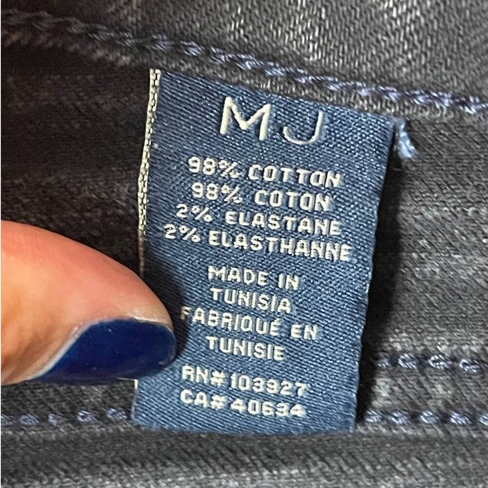 MJ Marc By Marc Jacobs Chrissie 003 Black Low Rise Skinny Jeans Size 30 - Picture 6 of 7